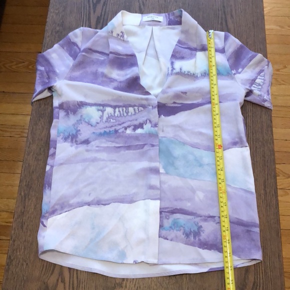 Babaton power blouse watercolour landscape print - Picture 8 of 12